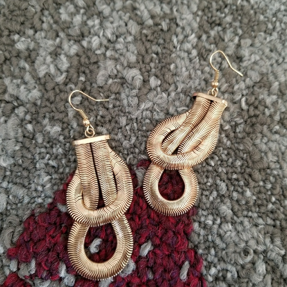 Golden earrings